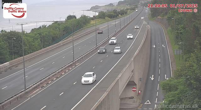 A55 - J22 Eirias (Westbound)