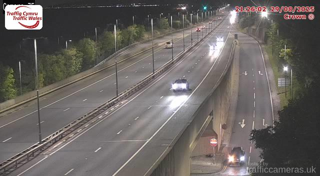 A55 - J22 Eirias (Westbound)