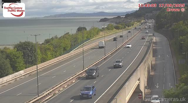 A55 - J22 Eirias (Westbound)