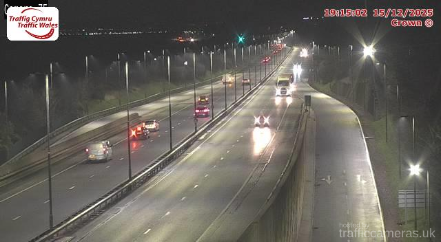 A55 - J22 Eirias (Westbound)