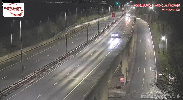 A55 - J22 Eirias (Westbound)