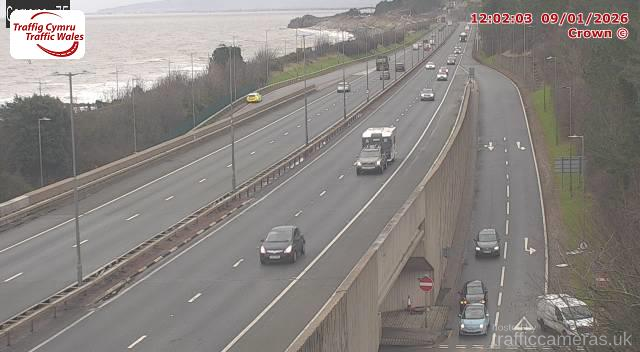 A55 - J22 Eirias (Westbound)