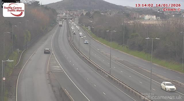 A55 - J22 Eirias (Westbound)