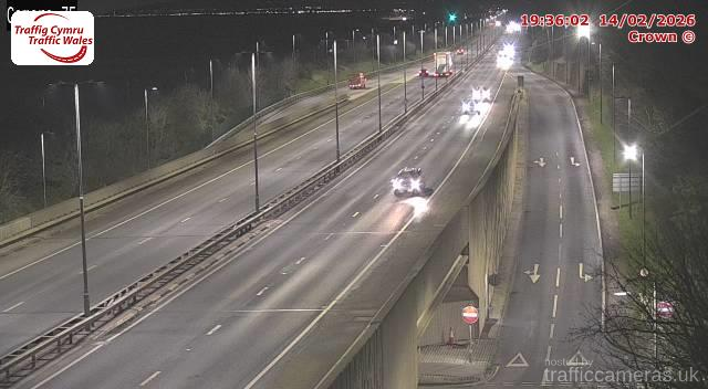 A55 - J22 Eirias (Westbound)