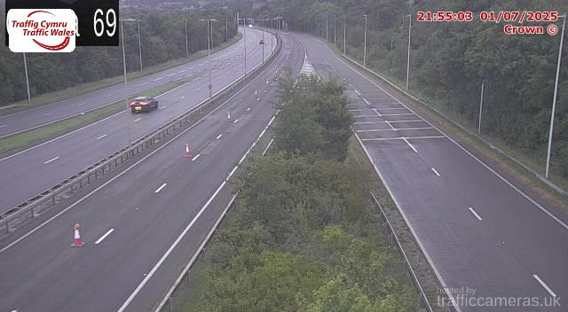 A55 - J19 Glan Conwy (Westbound)