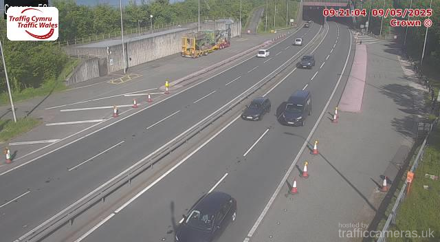 A55 - J17 - 18 Conwy Tunnel East P (E)