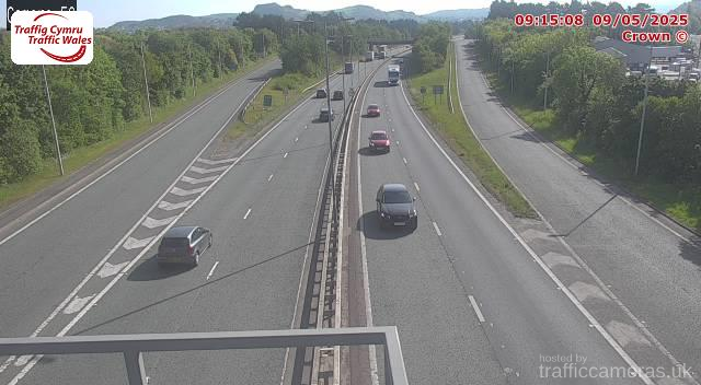 A55 - J17 Conwy Morfa (Eastbound)