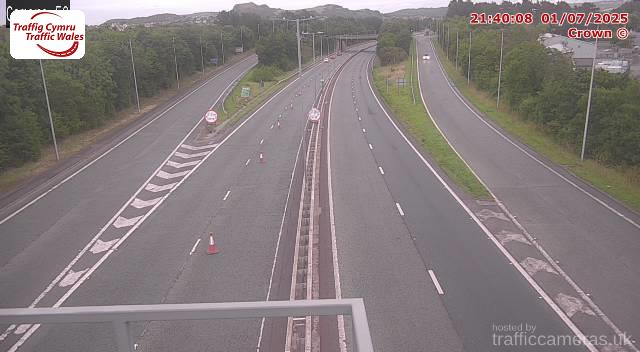 A55 - J17 Conwy Morfa (Eastbound)