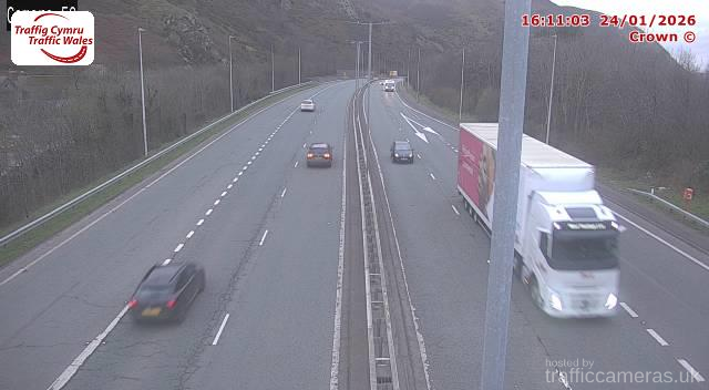A55 - J17 Conwy Morfa (Eastbound)