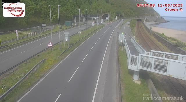 A55 - J16A - 17 Penmaenbach (East)