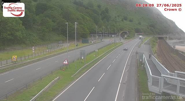 A55 - J16A - 17 Penmaenbach (East)