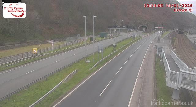 A55 - J16A - 17 Penmaenbach (East)