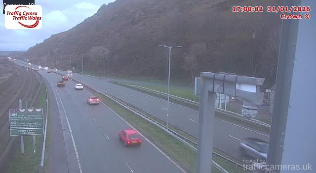 A55 - J16A - 17 Penmaenbach (East)