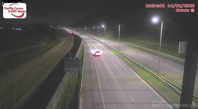 A55 - J16A - 17 Penmaenbach (East)