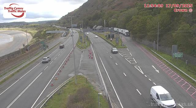 A55 - J17 - 16A Pen Tunnel East Portal