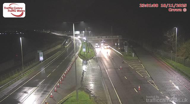 A55 - J17 - 16A Pen Tunnel East Portal