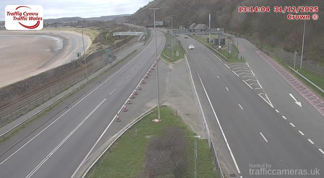 A55 - J17 - 16A Pen Tunnel East Portal