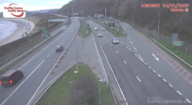 A55 - J17 - 16A Pen Tunnel East Portal