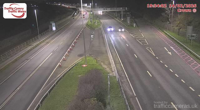 A55 - J17 - 16A Pen Tunnel East Portal