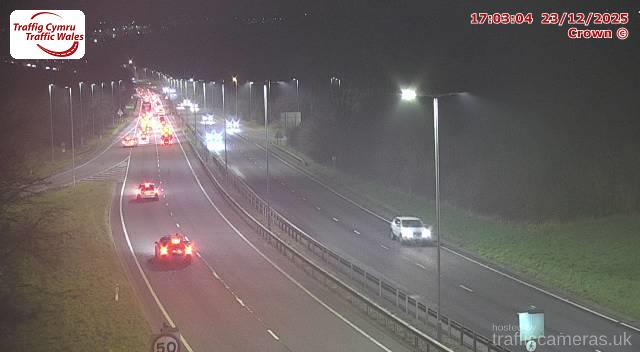 A55 - J9 Treborth (Westbound)