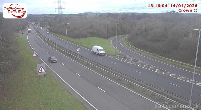 A55 - J9 Treborth (Westbound)