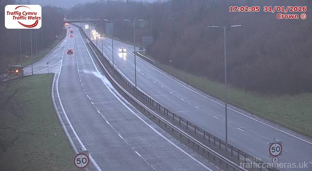 A55 - J9 Treborth (Westbound)