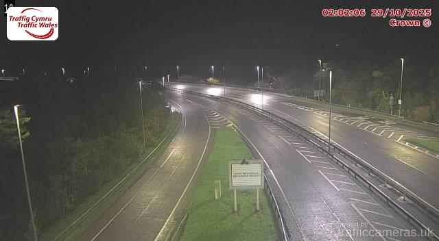 A55 - J8a Britannia Bridge (Island) East