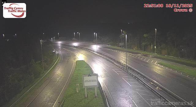 A55 - J8a Britannia Bridge (Island) East