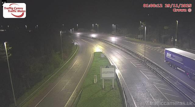 A55 - J8a Britannia Bridge (Island) East