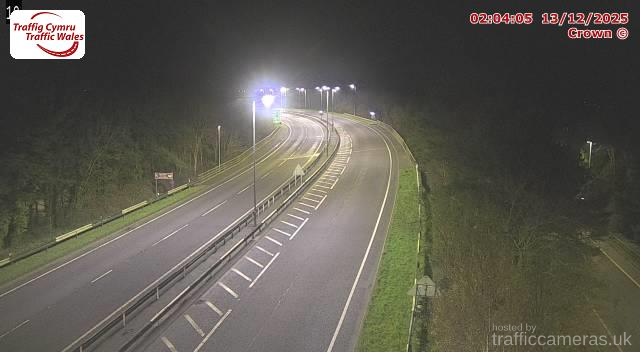 A55 - J8a Britannia Bridge (Island) East