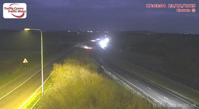 A55 - J3 Pen Caledog Interchange (East)