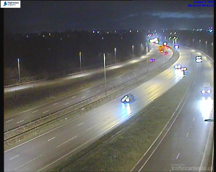 A14 32/3L J8 Off-Slip W/Bound Verge