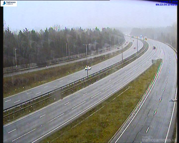 A14 32/3L J8 Off-Slip W/Bound Verge