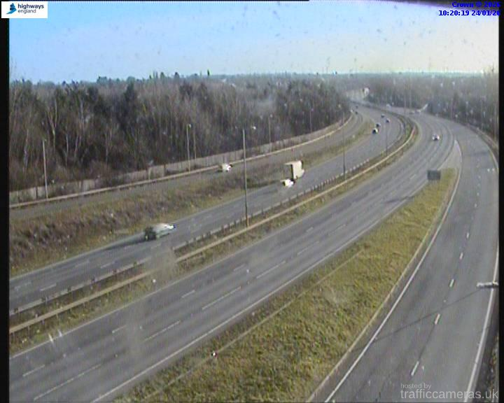 A14 32/3L J8 Off-Slip W/Bound Verge