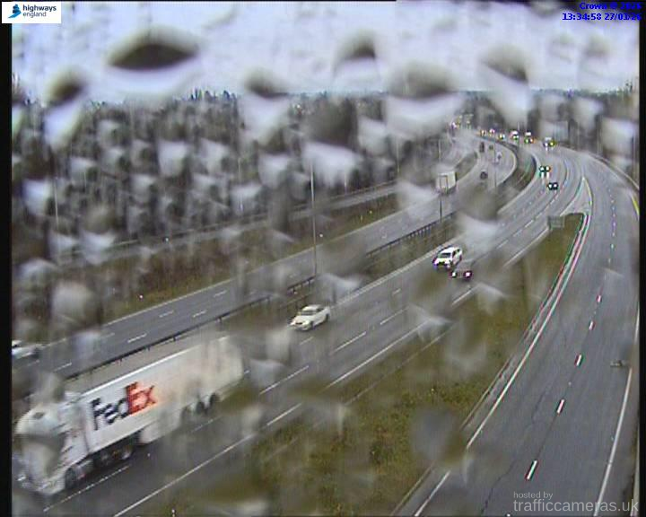 A14 32/3L J8 Off-Slip W/Bound Verge