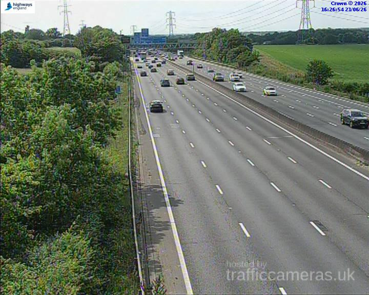 M25 126 6a junction 21a 22