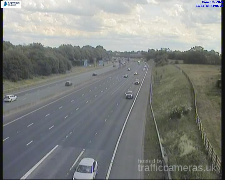 M56 12 9b junction 5 Airport Spur
