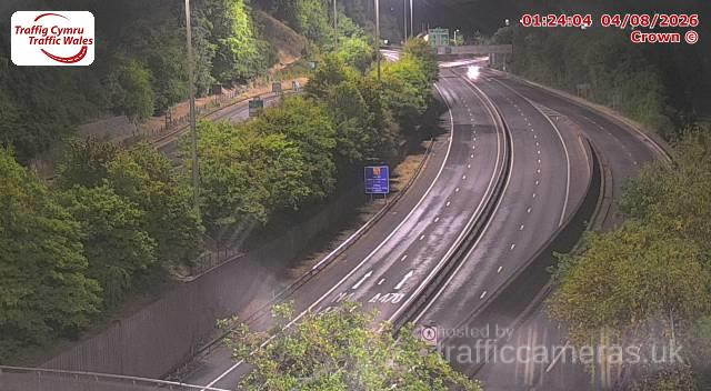 A470 Taffs Well junction