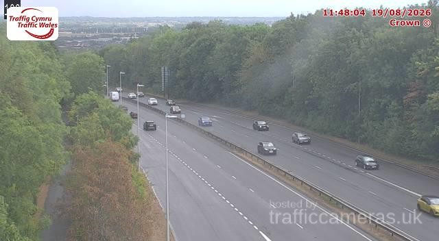 A494 St Davids Interchange east