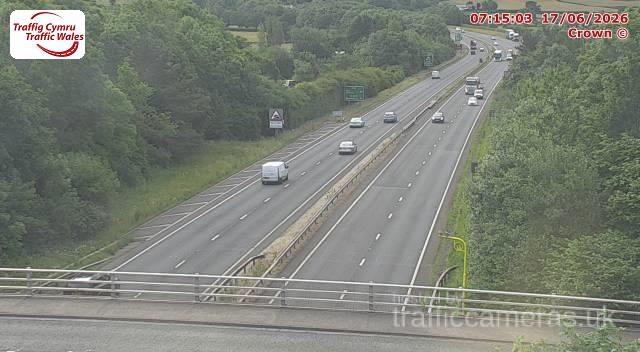 A55 J28 Waen westbound