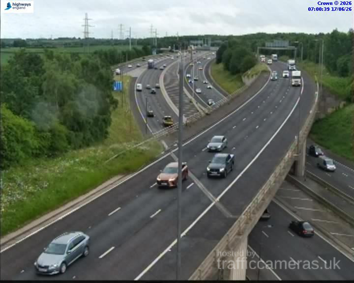 A55 J15 15a Pen y clip West Portal