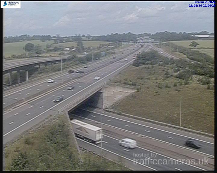 M1 164 2a junction 21a junction 22